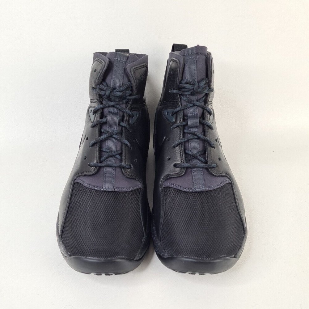 Nike Koth Ultra Mid Mens Shoes Boots Trainers Leather Black - Picture 4 of 12